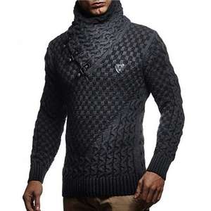 Men <b>Turtleneck</b> <b>Sweater</b> Full Sleeve Warm Pullover Soft Comfortable Stylish Fashionable Lightweight 100% Cotton - Product Image 3