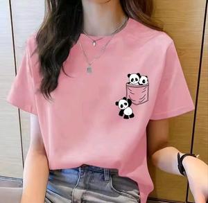 Camiseta informal con estampado gráfico para mujer, camiseta de verano con estampado de acuarela de amor para mujer, nuevo diseño - Product Image 3