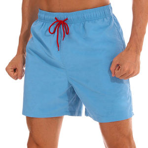Shorts d'été en coton de couleur unie Shorts décontractés pour hommes pantalons de plage pantalons de survêtement surdimensionnés amples personnalisés pantalons courts pour hommes - Product Image 6