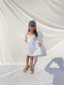 2026 Women's <b>Summer</b> Fashion New <b>Dress</b> Casual <b>Short</b> Sleeve Floral Tie <b>Dresses</b> Women's <b>Dresses</b> From Indian Expoter - Product Image 2