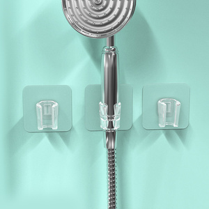 <span class=keywords><strong>Support</strong></span> de pomme de <span class=keywords><strong>douche</strong></span> auto-adhésif à main, fixation murale collante pour robinet de salle de bain, accessoire <span class=keywords><strong>sans</strong></span> perçage pour appartements - Product Image 4