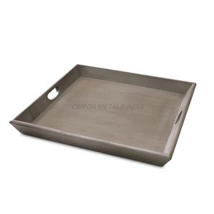 Ensemble de plateaux en bois de qualité supérieure, couleur acacia riche, forme carrée élégante et design intemporel, idéal pour la décoration intérieure - Product Image 4