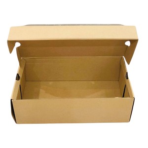 Caja de papel corrugado de 3 capas personalizada ecológica de lujo para embalaje de zapatos con impresión flexográfica al por mayor - Product Image 2