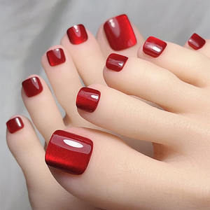 <span class=keywords><strong>Uñas</strong></span> postizas de ojo de gato de cristal, <span class=keywords><strong>uñas</strong></span> postizas artificiales hechas a mano, diseños de <span class=keywords><strong>uñas</strong></span> cortas y <span class=keywords><strong>hermosas</strong></span>, prensa en los dedos de los <span class=keywords><strong>pies</strong></span>, <span class=keywords><strong>uñas</strong></span> - Product Image 4