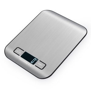 Fabrik OEM & ODM Rechteck Design 10kg <span class=keywords><strong>Digital</strong></span> anzeige Batterie betriebene Lebensmittel Edelstahl Elektrische Küchen waage - Product Image 2