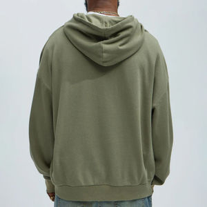 Sudadera con capucha lavada con ácido desgastada personalizada 400gsm tela pesada Sunfade Wash Hoodies Vintage Puff Print Pullover Sudaderas con capucha Hombres - Product Image 6