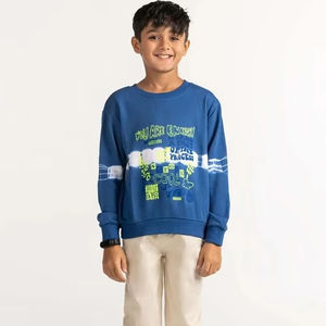 Sudaderas divertidas con estampado de eslogan para niños, jerséis de algodón con gráfico lúdico para ropa informal - Product Image 1