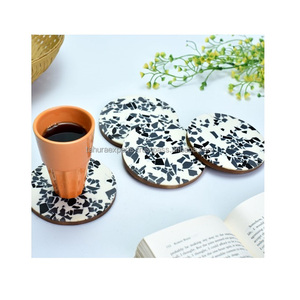 Dessous de verre en bois au design classique Table de mariage de qualité supérieure Dessous de verre décoratif en bois pour boissons à un prix abordable - Product Image 2