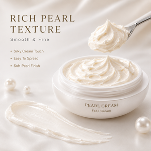 Crema Facial de Perlas Orgánicas de Marca Privada, Hidratante, Iluminadora, Blanqueadora, Nutritiva, con Colágeno y Glutatión, <span class=keywords><strong>Cuidado</strong></span> Facial - Product Image 1