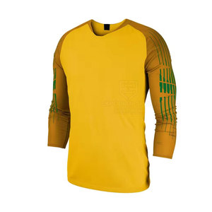 Maillot de gardien de but de football en polyester 100% à séchage rapide, de haute qualité, confortable, faible MOQ, vêtements d'équipe, vêtements d'entraînement pour adultes - Product Image 1
