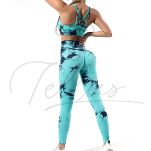 Ensembles de yoga pour femmes personnalisés avec logo Hiver 2026 – Tenues décontractées deux pièces en coton et bambou 280g, tricotées, antibactériennes, longueur genou - Product Image 5