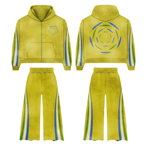 ชุดกีฬาฝึกซ้อมผ้าฟลีซพิมพ์ลาย 100% ผ้าฝ้าย คุณภาพพรีเมียม ระดับมืออาชีพ คลาสสิก ยูนิเซ็กส์ แฟชั่นล่าสุด ฤดูหนาว 2025 - Product Image 1