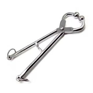 Alicates de Punta larga de acero inoxidable personalizados de calidad profesional para ganado Instrumentos veterinarios reutilizables Soporte para vacas y toros - Product Image 4