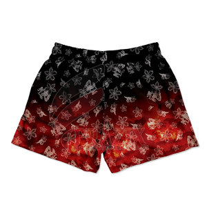 Shorts en maille décontractés personnalisés avec logo, impression par sublimation, séchage rapide, respirants, taille élastique pour hommes - Product Image 2