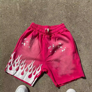 Wholesale Rate Hip Hop Highest Quality Good Supplier Make Own <b>Men</b> Wear Acid Wash Printed <b>Shorts</b> by VIKY INDUSTRIES - Product Image 1