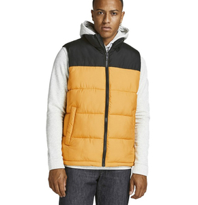 Chaleco de algodón informal para hombre de tendencia de otoño e invierno 2025 con sombrero extraíble aislado y transpirable nuevo diseño de moda - Product Image 1