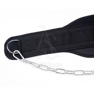Ceinture réglable en néoprène respirant avec chaîne robuste pour pull-ups et dips - Product Image 4