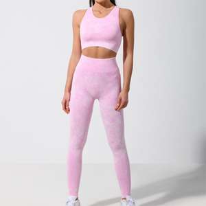 Vêtements actifs simples et beaux Vêtements de sport pour femmes Workout Gym Gym Fitness Ensembles Vêtements Yoga Set - Product Image 4