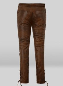Pantalon en cuir 100% de haute qualité Tissu à séchage rapide Premium Style décontracté Longueur régulière - Product Image 3