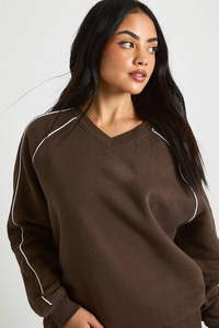 Ensemble survêtement unisexe streetwear personnalisé, uni, délavé à l'acide, logo frontal, respirant, 2 pièces, 100% coton, poids lourd, taille plus - Product Image 3