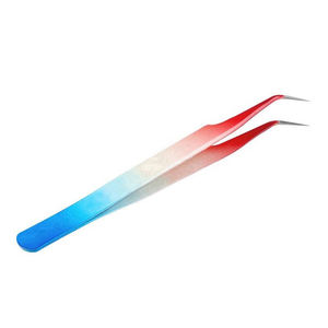 Pince à épiler professionnelle de haute qualité avec pointe pointue en acier inoxydable régulier couleurs personnalisées par ASI - Product Image 3