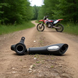 Nouveau système d'échappement pour moto de rue à quatre temps en acier inoxydable noir avec silencieux - Product Image 3