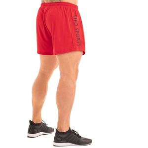 กางเกงขาสั้นตาข่ายโพลีเอสเตอร์สำหรับผู้ชายกางเกงวิ่งเล่นยิมเล่นกีฬาพิมพ์ซับลิเมชันทันสมัย - Product Image 3