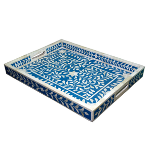 Plateau de service incrusté de nacre fait à la main de meilleure qualité du fabricant direct plateaux de vadrouille en bois de qualité pour la cuisine à usage domestique - Product Image 2