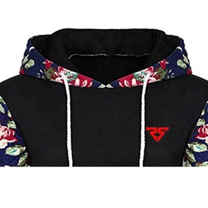 เสื้อสเวตเตอร์แบบสวมหัวมีฮู้ดสำหรับผู้หญิงเสื้อสเวตเตอร์ทรงสลิมฟิตพิมพ์ลายดอกไม้ใหม่ออกแบบได้ตามต้องการ - Product Image 3