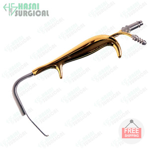 Rétracteur de sein de style Tebbetts CE ISO, pointe dentelée avec guide lumineux et aspiration - Product Image 5