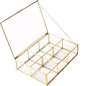 Classic Style <b>Necklace</b> <b>Box</b> OEM ODM Customized Best Selling Metal & Glass Most Trending Giftware Luxury Jewelry <b>Box</b> <b>Gift</b> Case - Product Image 1