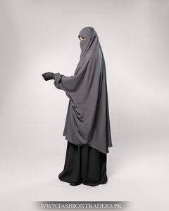 Vente en gros Modeste pour les femmes Longueur de plancher Manches longues Matériau polyester respirant Motif solide Qualité d'exportation Acheter - Product Image 6