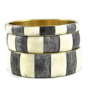 Pulseras acrílicas de Lucite de resina de moda para mujer chapadas en oro antiguo, brazaletes de hueso de buena calidad, regalo de moda - Product Image 4