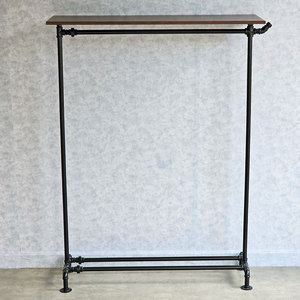 GQA68013 Porte-vêtements en tuyau de plomberie thermolaqué 120x40x160cm, type sur pied, organisateur de vêtements pour armoire et magasin - Product Image 5