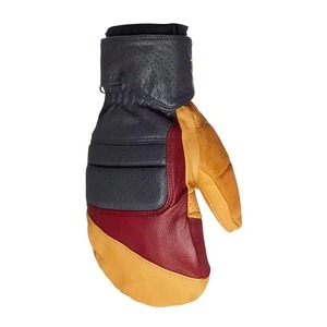 Guantes de esquí de invierno Hombres y mujeres Guantes de cuero Mitones con correa de muñeca Deportes al aire libre Seguridad Fútbol Guantes de esquí de Pakistán - Product Image 2
