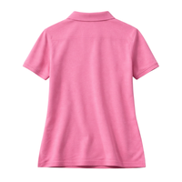 Camiseta Polo Rosa de Hermandad Griega, Camiseta Polo Informal y Elegante para Mujeres de Hermandad Universitaria, Rosa y Verde