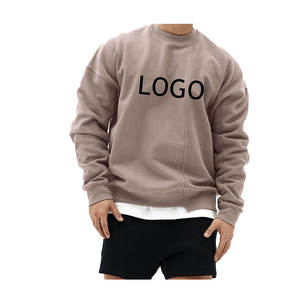 OEM personalizado de los hombres de estilo de la calle Jersey térmico de moda impreso patrón de tela de lana 100% algodón a granel sudadera de invierno - Product Image 5