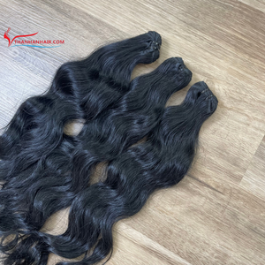 Gran descuento 50% Cabello de trama ondulado natural Cabello crudo vietnamita Cabello virgen cutícula alineada para mujeres - Product Image 4