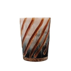 Nouvel arrivage Corne à boire Viking naturelle de haute qualité finie à la main Verre à bière Style animal de l'Inde par Javed Handicrafts - Product Image 1