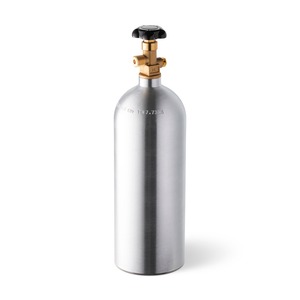 Cilindro de aluminio para CO2 de 5 lb/5 kg, botella de gas para sistema de cerveza de barril, válvula CGA320, uso en bebidas. - Product Image 3