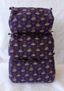 Quilted Cotton Makeup Bag <b>Travel</b> Cosmetic Carry <b>Pouch</b> with Zipper Manufacturer Wholesaler Cosmetic Case - Product Image 1