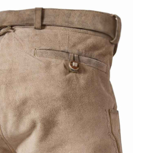 High Street Wear Shorts d'été Nouveau Design Brodé En Cuir Lederhosen Motif Solide Superbe Qualité Respirante - Product Image 6