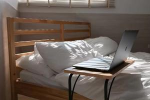 Canapé d'angle en métal noir, petite Table pour chambre à coucher, bureau - Product Image 6