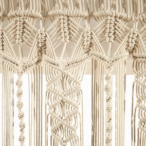 Macrame Door Curtain, Handmade Macrame Window Curtain , Outdoor Backyard Party Home Decor OEM Made in Vietnam - Product Image 5