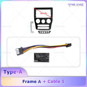 Cadre de tableau de bord pour autoradio DVD de voiture d'usine pour CHERY <span class=keywords><strong>QQ</strong></span> 2013-2017 9 pouces Noir mat Stéréo vidéo de voiture Cadre de tableau de bord - Product Image 5