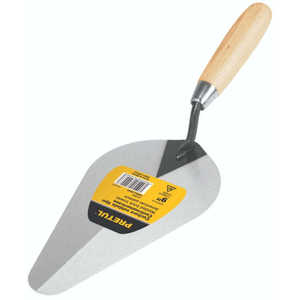 Truelle de maçon Pretul CT-9PC de 9 pouces de type américain centrale-américaine avec lame en acier à haute teneur en carbone et manche en bois pour l'industrie - Product Image 1