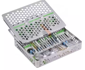 Kit de instrumentos médicos dentales de alta calidad, 13 uds/18 uds/26 uds, fuente de alimentación Manual, juego de soporte de aguja para cirugía de implante de Pakistán - Product Image 4