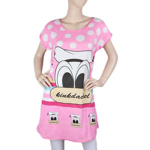 Camiseta de Noche para Mujer - Rosa Claro - Product Image 2