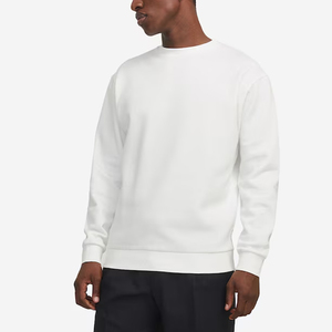 Suéter de Punto para Hombre, Otoño Invierno, Nuevo, Cuello Redondo, Color Sólido, Informal, de Negocios, 100% Poliéster, Talla Grande - Product Image 5