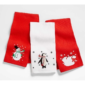 Best Indian 100% Cotton Waffle <b>Kitchen</b> Dish Towels Eco-Friendly Multi-Purpose Cleaning Towels Wholesale Manufacturer - Product Image 4